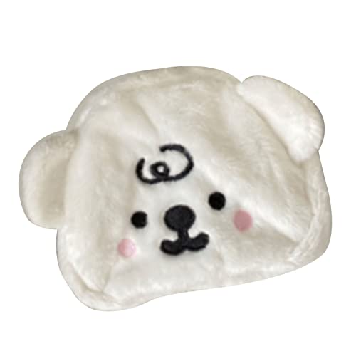 Niedliche Plüsch-Mini-Geldbörse, Cartoon-Geldbörse in Bärenform, Tragbare Plüsch-Mini-Geldbörse, Kawaii-Geldbörse, Mini-Kopfhörertasche, Lustige Neuheitstasche Zum Einkaufen, von TOPINCN