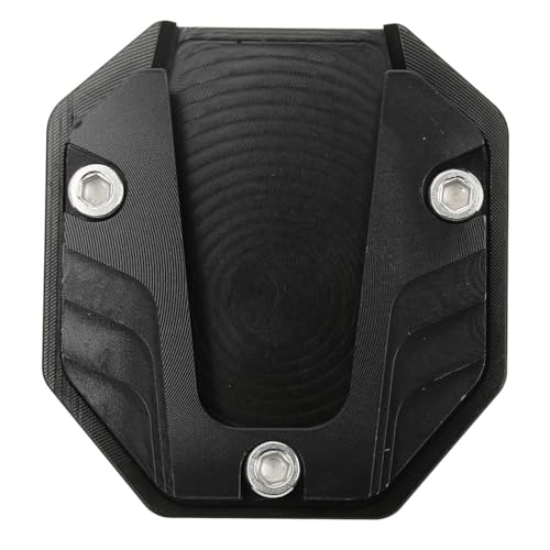 Motorrad -Seitenpositionsplatte Kissen Stand Ständer Extender Fußstütze für Heiße Pflastergrasparkplatten -Aluminiumlegierung Material (Black) von TOPINCN