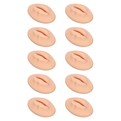 TOPINCN Praktische 3D -Silikon -Tattoo Übungslippen für Halb Dauerhaftes Tattoo Training, 10pcs Gefälschte Lippen mit Offenem Munddesign für Anfängersticker, Zahnmodell für Lip Nagelpunktionspraxis TOPINCN Praktische 3D -Silikon -Tattoo Übungslippen für Halb Dauerhaftes Tattoo Training, 10pcs Gefälschte Lippen mit Offenem Munddesign für Anfängersticker, Zahnmodell für Lip Nagelpunktionspraxis von TOPINCN