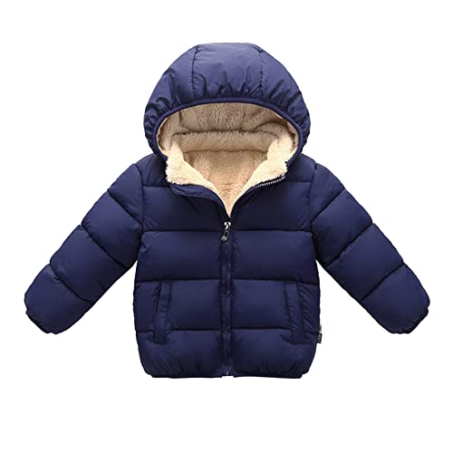 Kind Kleinkind Kleinkind Baby Jungen Solide Winter Kapuzenmantel Jacke Dicke Warme Oberbekleidung Kleidung Outfits Gelb Junge von TOPJIAO