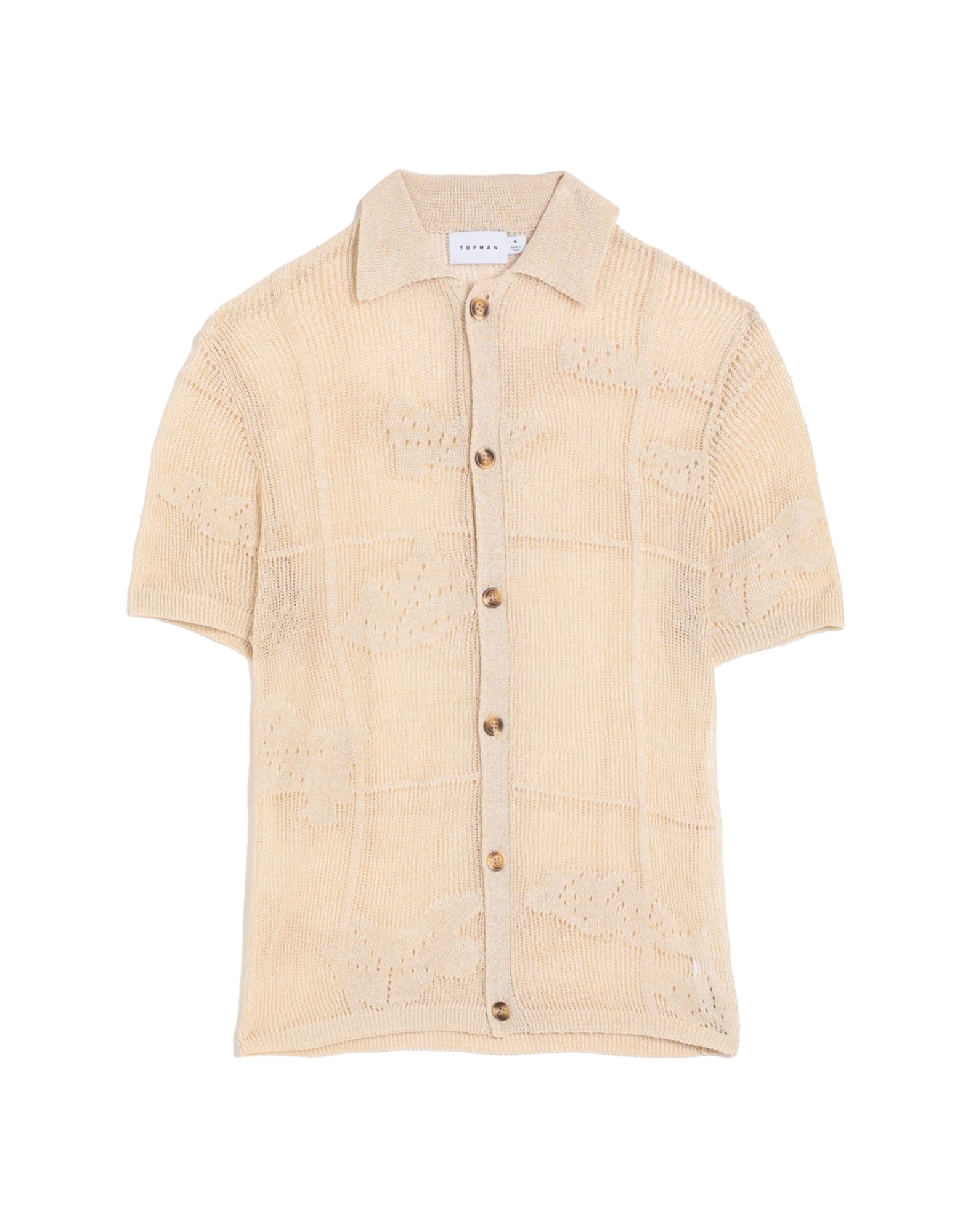 TOPMAN Hemd Herren Sand von TOPMAN