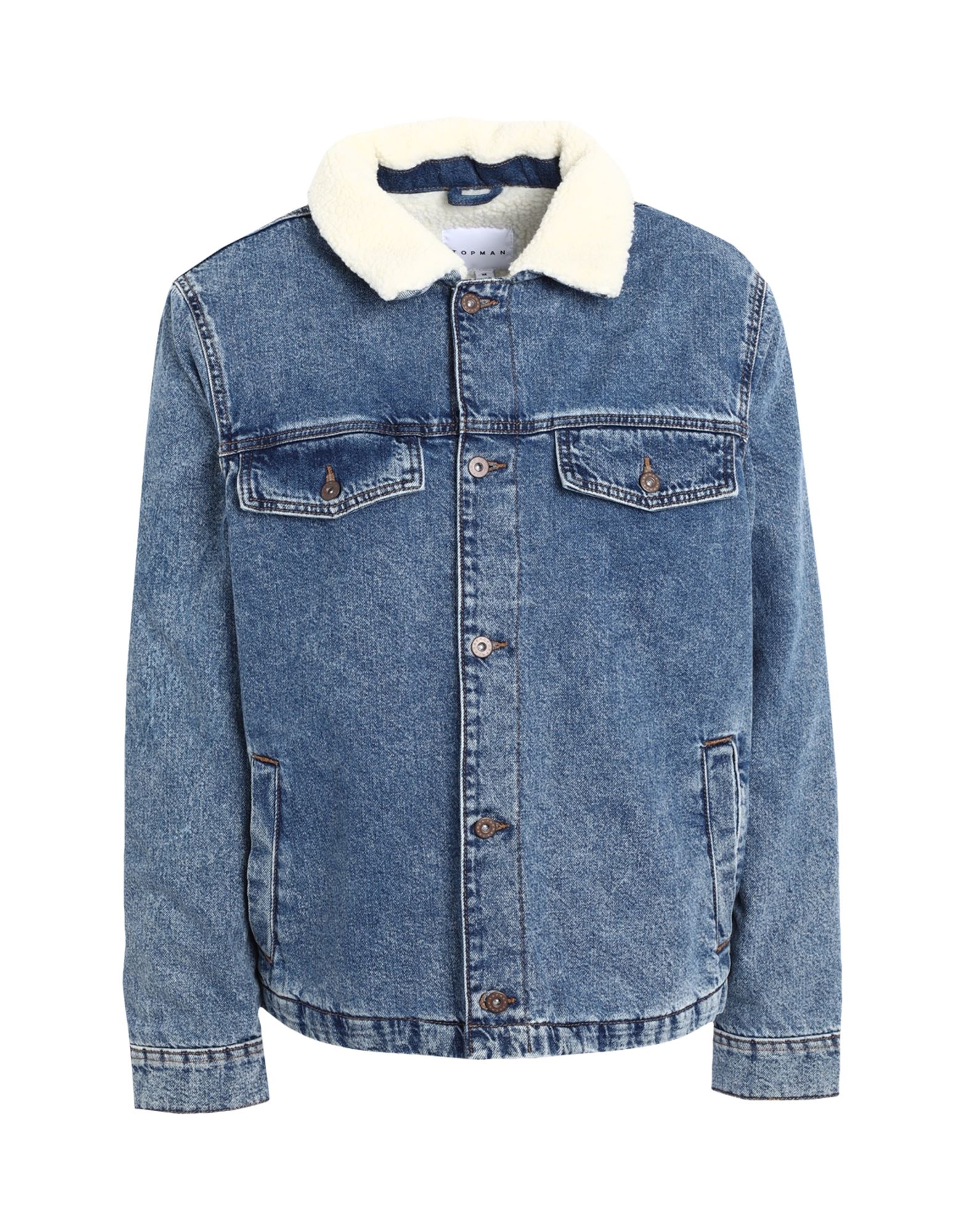 TOPMAN Jeansjacke/-mantel Herren Blau von TOPMAN