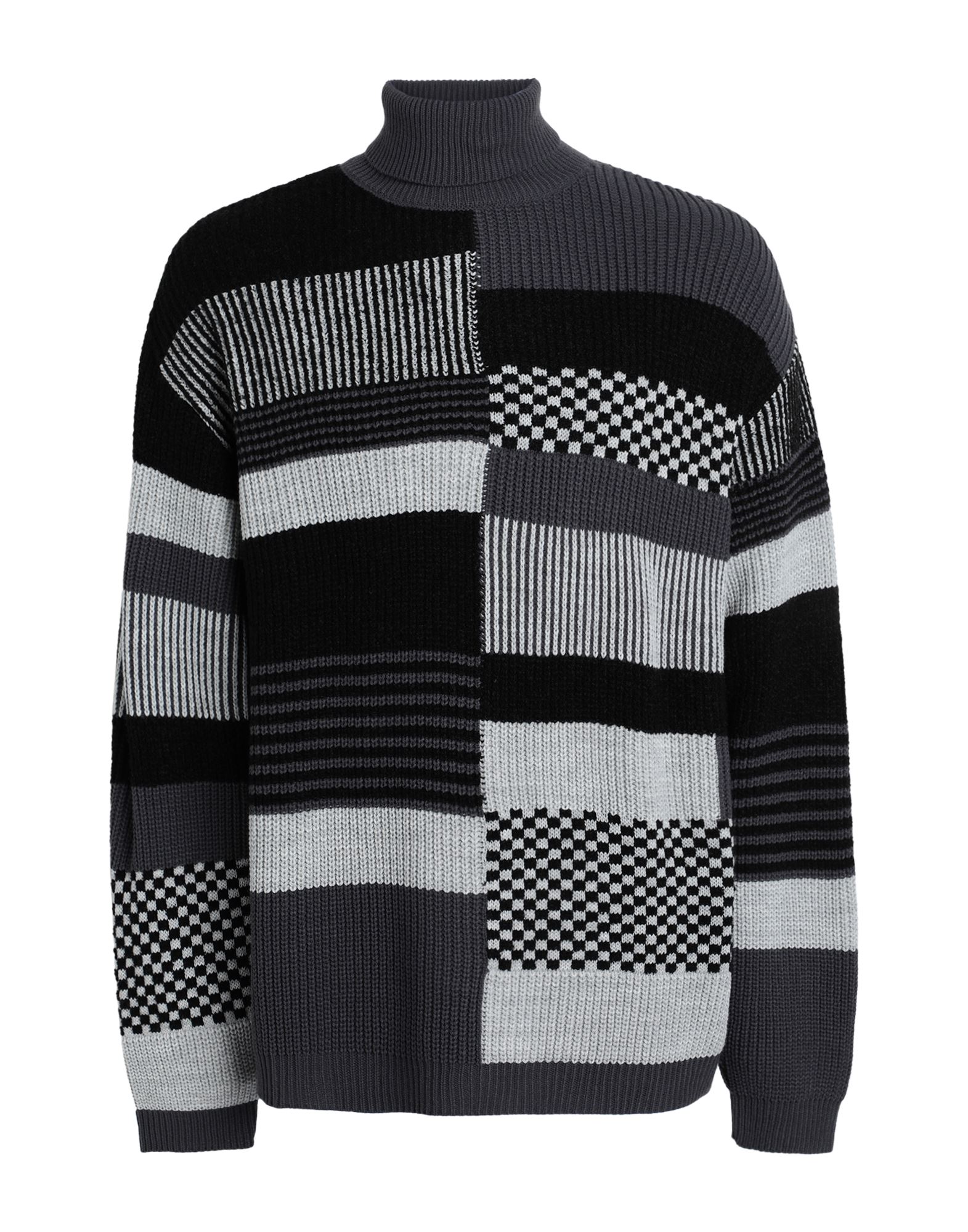 TOPMAN Rollkragenpullover Herren Schwarz von TOPMAN