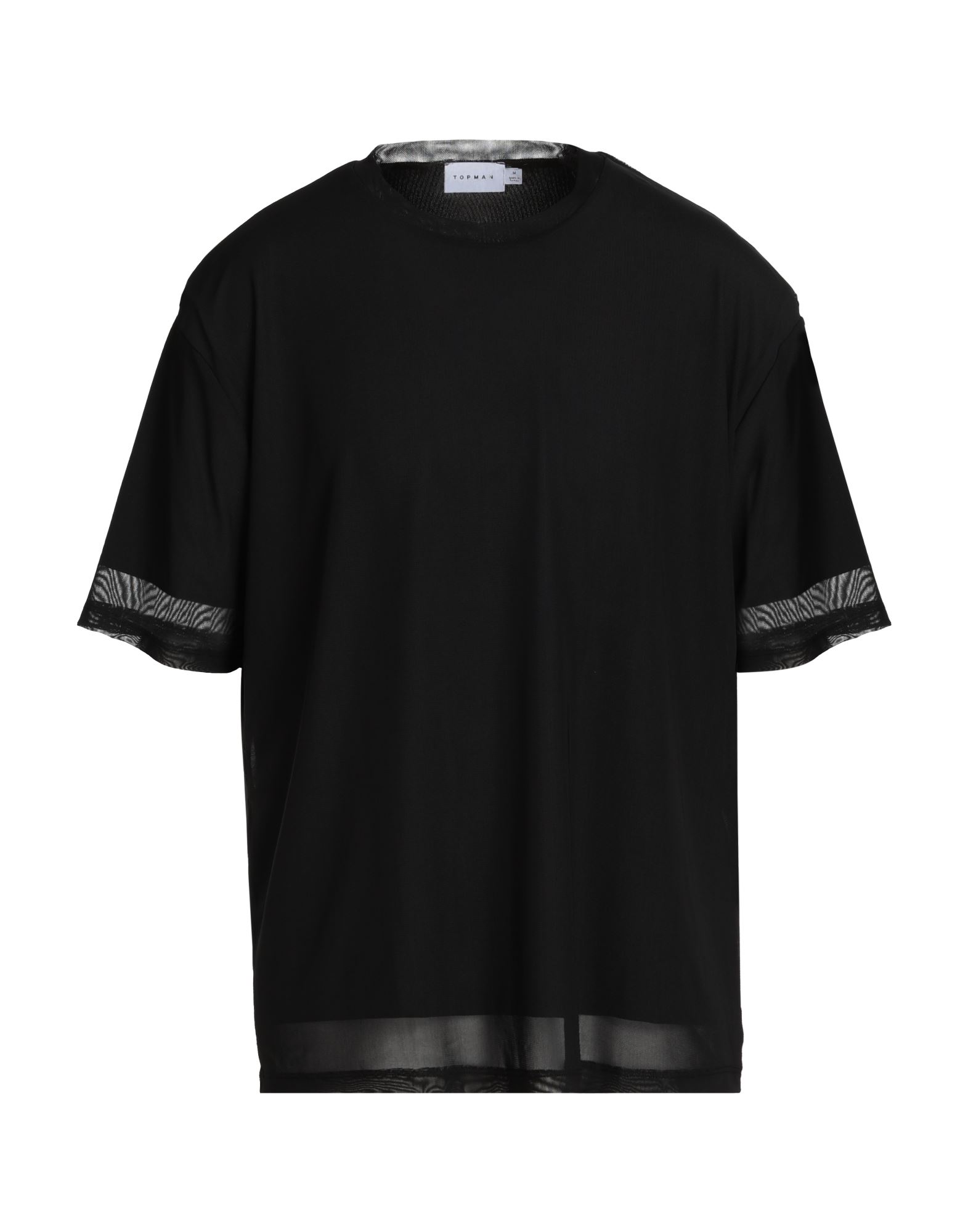 TOPMAN T-shirts Herren Schwarz von TOPMAN