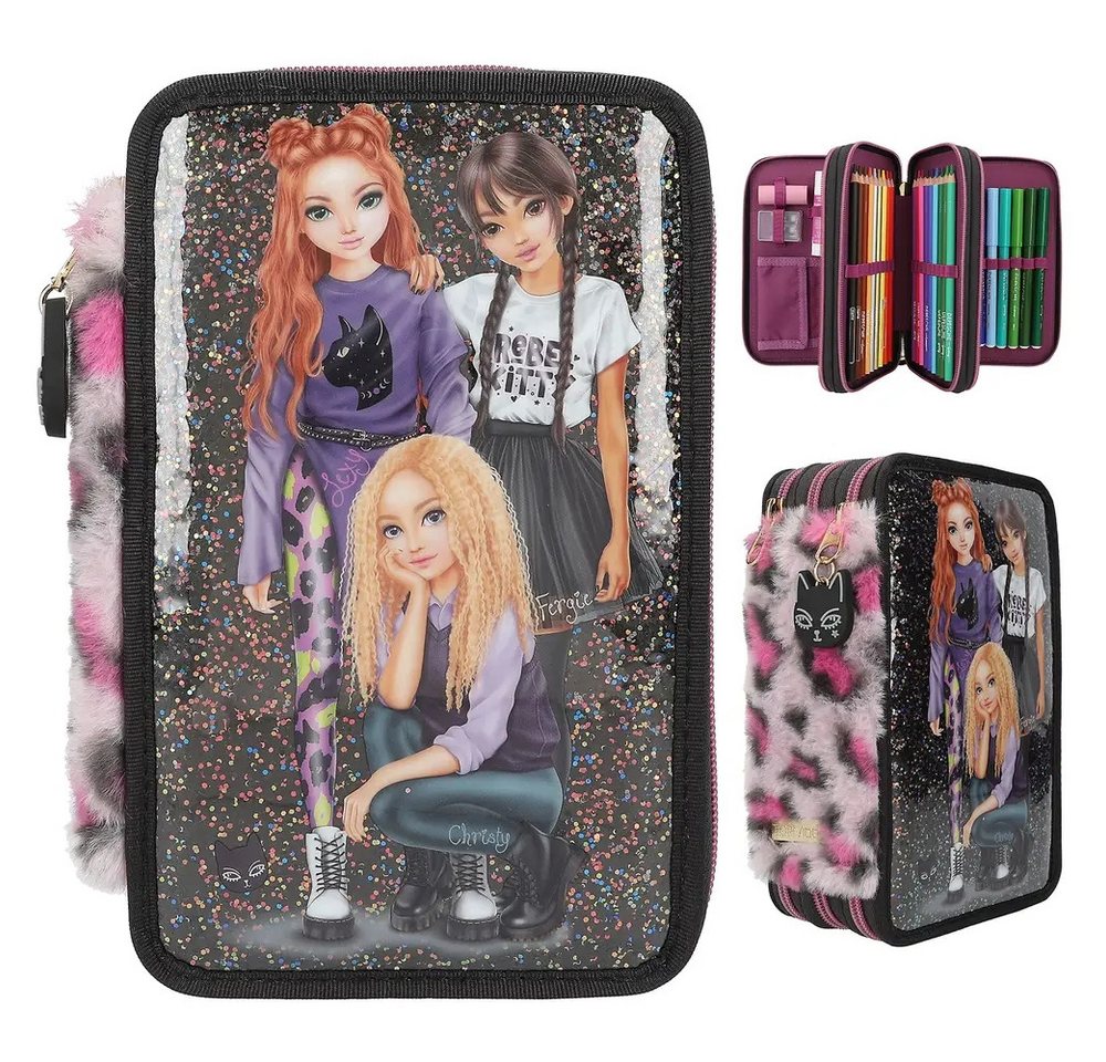 TOPModel Kinderrucksack TOPModel 3 Fach Federtasche REBEL KITTY von TOPModel