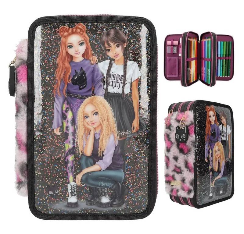 TOPModel Kinderrucksack TOPModel 3 Fach Federtasche REBEL KITTY von TOPModel