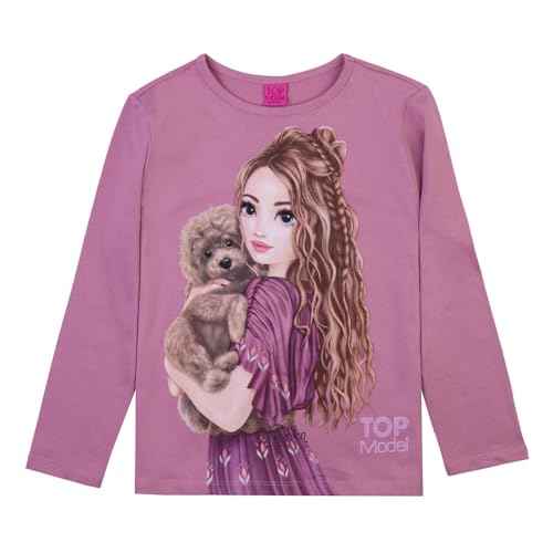 Top Model Langarmshirt mit Hayden 75031 rosa, Größe 128, 8 Jahre von Top Model