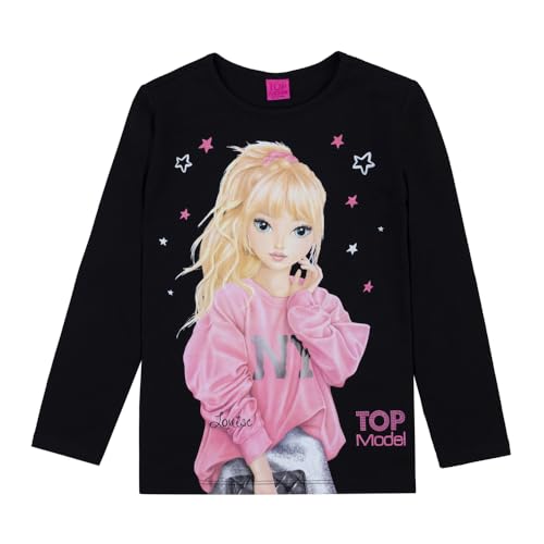 TOPModel Langarmshirt mit Louise 75026 schwarz, Größe 128, 8 Jahre von Top Model
