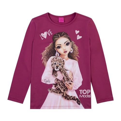 TOPModel Langarmshirt mit Nyela 75032 violett, Größe 128, 8 Jahre von Top Model