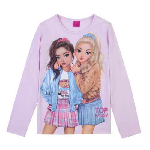 TOPModel Langarmshirt mit Talita und Candy 75023 rosa, Größe 128, 8 Jahre von Top Model