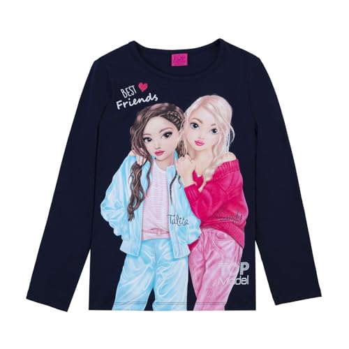 TOPModel Langarmshirt mit Talita und Candy 75029 blau, Größe 128, 8 Jahre von Top Model