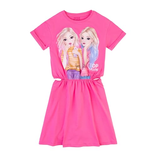 TOPModel Mädchen Kleid mit June und Jill 75016 pink, Größe 140, 10 Jahre von TOPModel