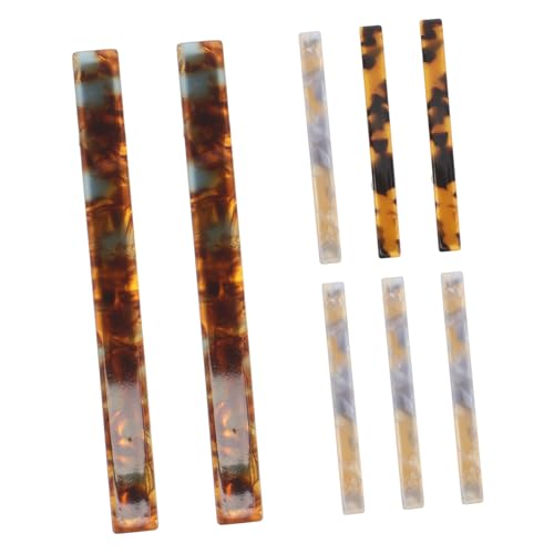 8 Teilige Haarspangen Für Damen – Flache Haarspangen Mit Retro Acetat Schale Und Mehrfarbigem Rutschfestem Styling Zubehör Für Den Täglichen Gebrauch von TOPPERFUN