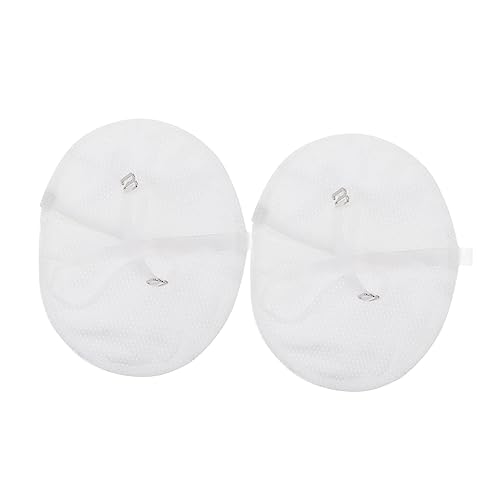TOPPERFUN 1 Paar Achselpads für Damen und Herren Wiederverwendbare und Waschbare Schweißschutz Pads Transparente Schultergurte Unsichtbar für Trockene Achseln Pack Weiß von TOPPERFUN