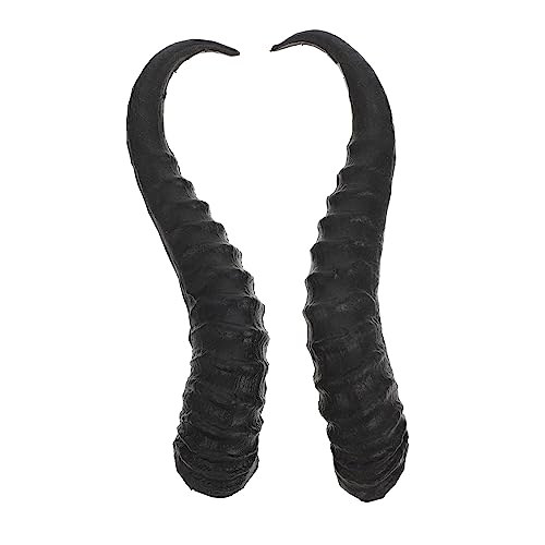 TOPPERFUN 1 Paar DIY Simulierte Antilopenhörner Mädchen Halloween Schafhörner Cosplay Hörner Stirnband Schafhörner Halloween Kostüm Hörner Requisite Goth Hörner Stirnbänder Halloween von TOPPERFUN