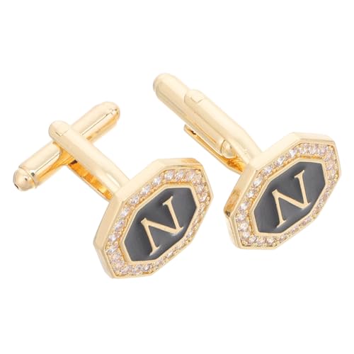 TOPPERFUN 1 Paar Diamant Manschettenknöpfe Für Herren Manschettenknöpfe Für Business Anzüge Manschettenknöpfe Für Herren Accessoires Schmuck Hemd Manschettenknöpfe Smoking Knopf von TOPPERFUN