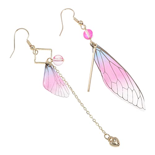 TOPPERFUN 1 Paar Imitationsohrringe Brauthochzeitsohrringe Tropfenohrringe Für Frauen Flügel Tropfenohrringe Zierliche Party Flügel Ohrringe Ohrringe Flügel Rosa Kunststoff TOPPERFUN 1 Paar Imitationsohrringe Brauthochzeitsohrringe Tropfenohrringe Für Frauen Flügel Tropfenohrringe Zierliche Party Flügel Ohrringe Ohrringe Flügel Rosa Kunststoff von TOPPERFUN