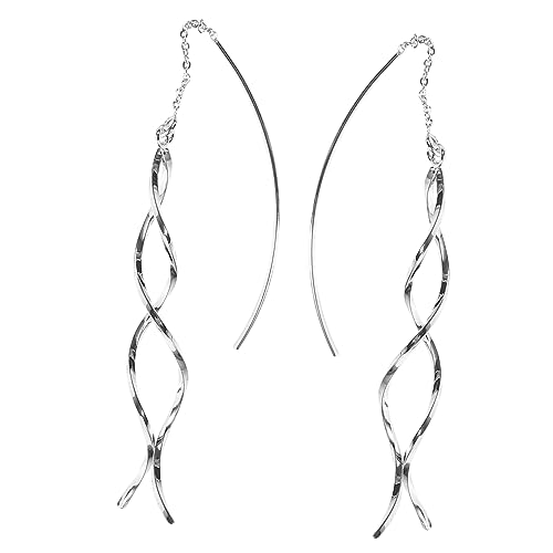 TOPPERFUN 1 Paar Lange Tassel Ohrringe für Damen Dekorative Ketten Ohrringe Silberfarben Leicht und für TOPPERFUN 1 Paar Lange Tassel Ohrringe für Damen Dekorative Ketten Ohrringe Silberfarben Leicht und für von TOPPERFUN