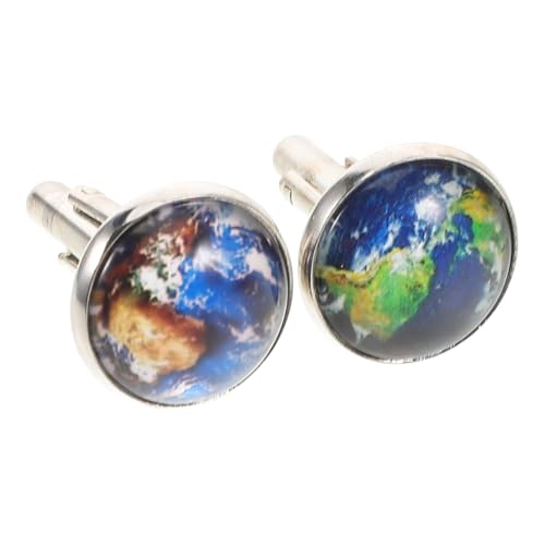 TOPPERFUN Manschettenknöpfe Für Herren Mit Retro-weltkarten-design Hemdmanschettenknöpfe Aus Elegante Smokingmanschettenknöpfe Für Formelle Anlässe von TOPPERFUN
