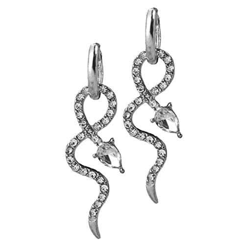 TOPPERFUN 1 Paar Snake Shaped Ohrringe für Frauen Schmuck Ohrringe Ohrdekoration im Kreativen Design Leicht und zu Tragen für Besondere Anlässe von TOPPERFUN