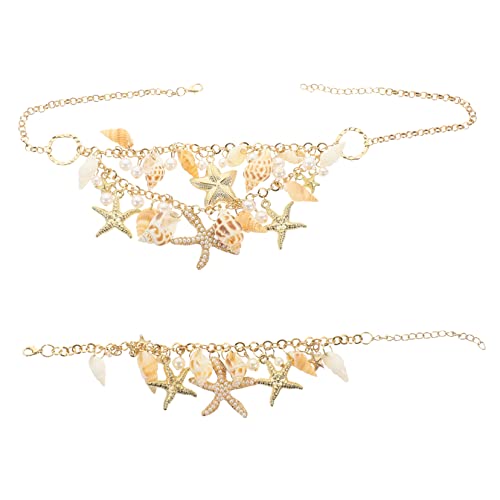 TOPPERFUN 1 Satz Halskette und Armband für Frauen und Anhänger Eleganter Stil Perfektes Schmuckset für Hochzeiten und Partys Langlebig und Hautfreundlich von TOPPERFUN