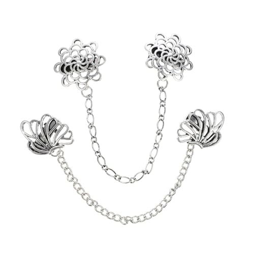 TOPPERFUN 1 Satz Hemdkragen Clips Zinklegierung Vintage Anstecknadeln Für Anzüge Und Cardigans Männer Corsage Modeaccessoires Für Kleidung Praktisch Und 2 Stück von TOPPERFUN