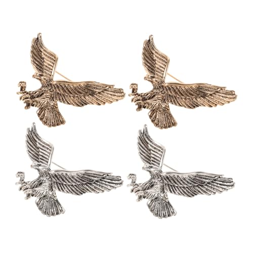 TOPPERFUN 1 Satz Teiliges Vintage Broschen Für Kleidung Robuste Anstecknadeln Stilvolle Tier Dekorationen Für Männer Und Frauen Für Und Besondere Anlässe 4 Stück von TOPPERFUN