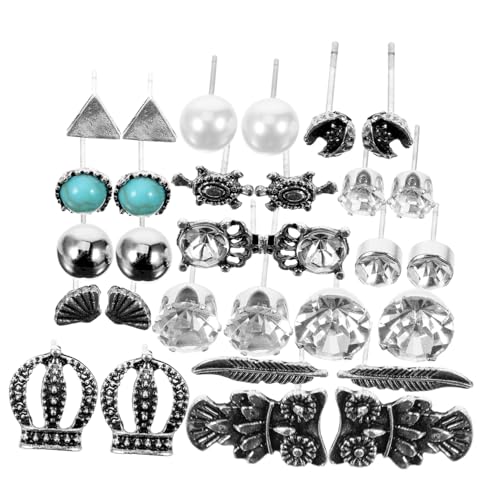 TOPPERFUN 1 Satz Tiermotiv Ohrstecker Set für Damen Geometrische Langlebige Ohrringe Legierung für Partys Hochzeiten und Alltägliches Tragen von TOPPERFUN