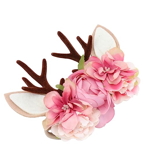 TOPPERFUN Junge Mädchen Stirnband Blumenkopfschmuck Kopftuch Dekorativ Haarband Für Mädchen Blumenstirnband Kopfbedeckung Kinderhaar Blume Kid Headwear von TOPPERFUN