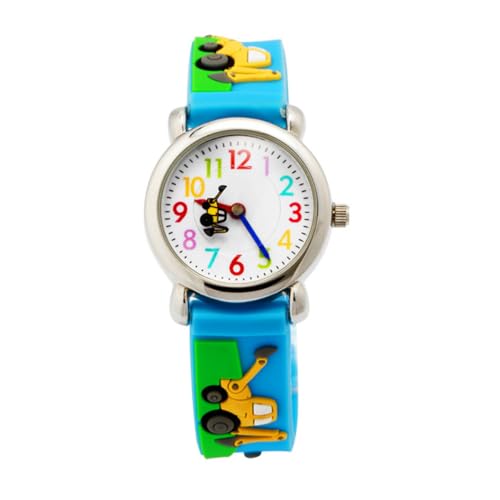 TOPPERFUN Kinderarmbanduhr Mit Cartoon Design Ergonomischem Armband Aus Umweltfreundlichem Material Hochpräzisem Und Einfach Ablesbarem Für Kleinkinder von TOPPERFUN