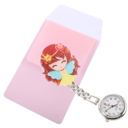 TOPPERFUN Krankenschwester Taschenuhr Leuchtuhr mit Stift Tasche Einzigartige Hängende Uhr für Pflegekräfte Kreatives Design Umweltfreundliches Material für Ärzte und Schwestern von TOPPERFUN