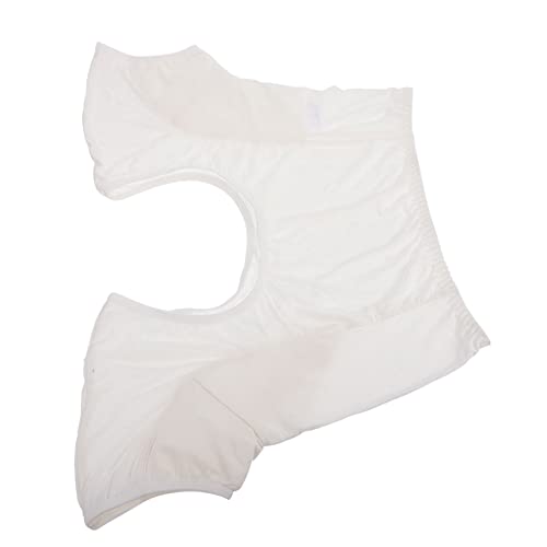 TOPPERFUN 1 Stück Damen Achsel Sweat Pads Weste Baumwoll Schutzweste gegen Schweißflecken Schnell Absorbierend für Komfortabel und Unsichtbar Weiß Xl von TOPPERFUN