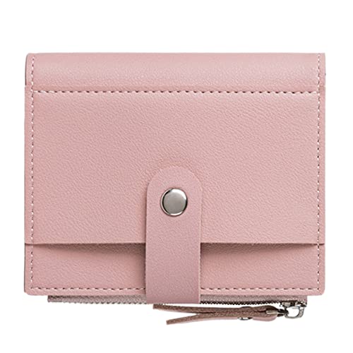 TOPPERFUN 1 Stück Damen Kurz Wallet PU Multifunktionale Geldbörse für Karten Münzen und Bargeld Leicht und Handlich für Frauen und Mädchen von TOPPERFUN