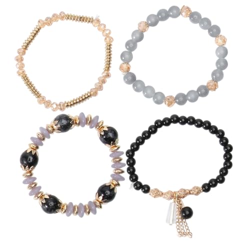 TOPPERFUN Elegantes Kristallarmband Mit Quasten Mehrschichtiges Armband Für Damen Handgemacht Modischer Schmuck Für Besondere Anlässe Geeignet Für Partys Hochzeiten Und Alltagsgebrauch von TOPPERFUN