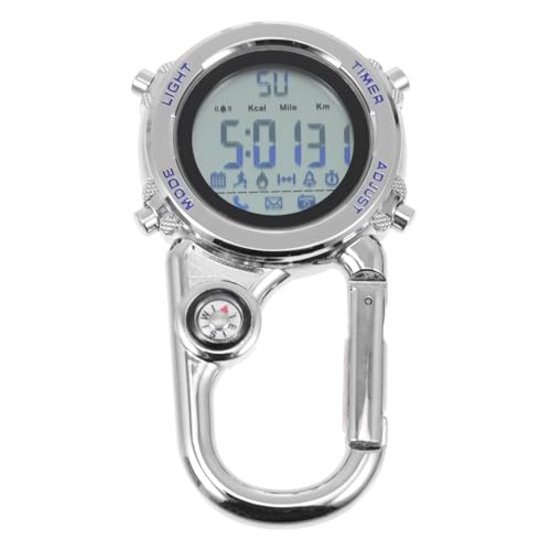 TOPPERFUN 1 Stück Hängende Outdoor Uhr Metall Multifunktionale Camping und Kletteruhr mit Clip für Wanderungen und Leicht und Tragbar mit Präzisen Materialien für Professionelle Anwendungen TOPPERFUN 1 Stück Hängende Outdoor Uhr Metall Multifunktionale Camping und Kletteruhr mit Clip für Wanderungen und Leicht und Tragbar mit Präzisen Materialien für Professionelle Anwendungen von TOPPERFUN