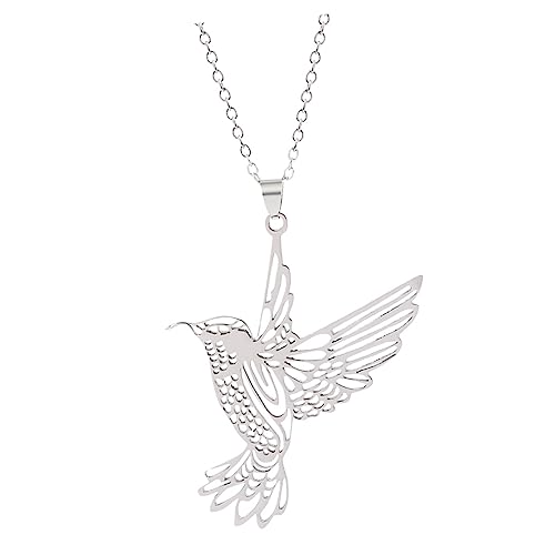 TOPPERFUN 1 Stück Halskette für Herren mit Vogel Anhänger Kreatives Hip Persönlichkeitsschmuck für Partys Geburtstage und Alltag von TOPPERFUN