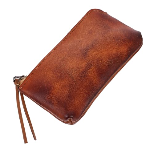 TOPPERFUN 1 Stück Handgefertigte Vintage Münzbörse Multifunktionale Kleine Geldbörse für Münzen Karten und Kleingeld für Täglichen Gebrauch von TOPPERFUN