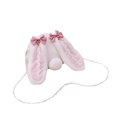 TOPPERFUN 1 Stück Mädchen Umhängetasche Niedliche Plüschhasen Schultertasche Handtasche für Alltag Reise und Partys Langlebig und Praktisch Zartem Rosa TOPPERFUN 1 Stück Mädchen Umhängetasche Niedliche Plüschhasen Schultertasche Handtasche für Alltag Reise und Partys Langlebig und Praktisch Zartem Rosa von TOPPERFUN