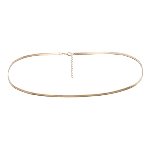 TOPPERFUN Taillengürtel Für Damen Einfacher Stil Goldener Farbton Für Hochzeitsfeiern Und Strandoutfits Langlebig Und Stilvoll von TOPPERFUN