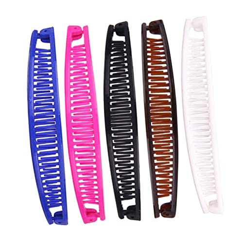 TOPPERFUN 10 Stück Bananen Haarspangen Kreative Haarclips für Damen Haarkämme und Pferdeschwanz Halter für Haarfarben und Anlässe Zufällige Farbe Zufällige Farbe von TOPPERFUN