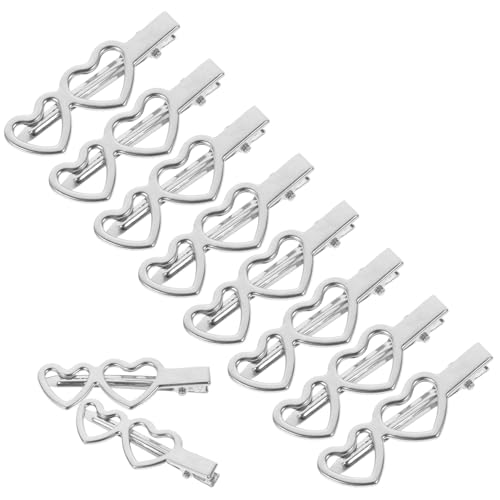 TOPPERFUN 10 Stück Herz Haarspangen für Damen Metall Haarklammern Kleiner Haarschmuck Rutschfeste Haarclips für Mädchen Modisches Haarzubehör TOPPERFUN 10 Stück Herz Haarspangen für Damen Metall Haarklammern Kleiner Haarschmuck Rutschfeste Haarclips für Mädchen Modisches Haarzubehör von TOPPERFUN