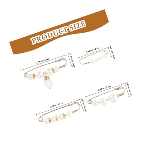 TOPPERFUN 10 Stück Taillenspanner Sicherheitsnadeln Broschen für Damen Verstellbare Hüft Bundclips Vielseitige Mode Accessoires für Pullover Kleider Hosen und Röcke Einfach Anzuwenden von TOPPERFUN