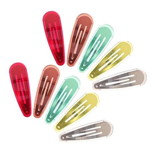 TOPPERFUN 10 Stück Teiliges Farbenfrohe Haarklammern für Mädchen Dekorative Haarspangen Langlebige Haaraccessoires für Verschiedene Frisuren für Teenager und von TOPPERFUN