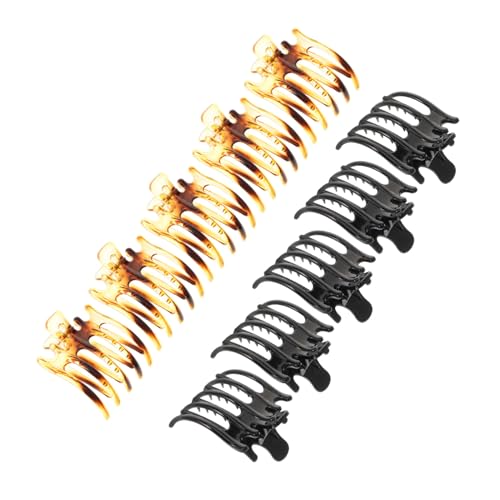 TOPPERFUN 10stücke Kunststoff-haarklammer Haarspange Hohl-haarklammer Haarhalter Für Damen von TOPPERFUN