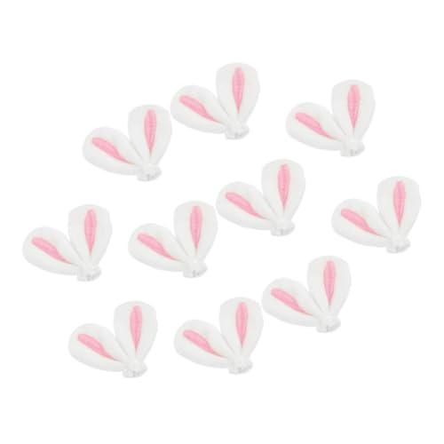 TOPPERFUN 10 Stück Teiliges Hasenohren Haarclips aus Stabilem für DIY Haarschmuck Bastelprojekte Langlebig Farbintensiv für Kreative Geschenkideen und Kinderbasteln von TOPPERFUN