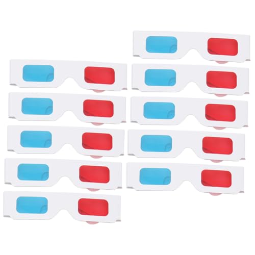 TOPPERFUN 10 Teiliges Rot Blau Leichte Movie Glasses für Heimkino und Filmdekoration Portable Langlebige Anaglyphen brillen für Familie und Freunde TOPPERFUN 10 Teiliges Rot Blau Leichte Movie Glasses für Heimkino und Filmdekoration Portable Langlebige Anaglyphen brillen für Familie und Freunde von TOPPERFUN