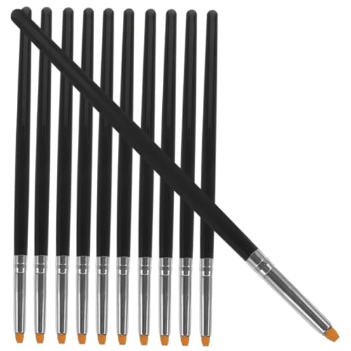 TOPPERFUN 10Stücke Bürsten Wiederverwendbare Micro Lash Bürsten für Augen Make Up Hautfreundliche Wimpern Mascara Pinsel für Zuhause Reisen und Arbeiten von TOPPERFUN