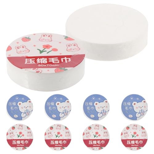 TOPPERFUN 10stücke Einweg-reisehandtücher Tabletten Komprimierte Handtücher Für Gesicht Und Körper Kompakte Handtuch Tabletten Für Unterwegs von TOPPERFUN