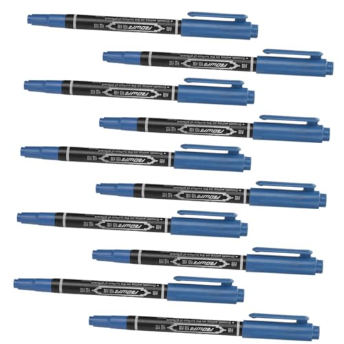 TOPPERFUN 10stücke Wasserdichter Augenbrauenstift Wasserfest Markierungsstift Microblading Augenbrauenstift Hautstift Augenbrauen Mapping Stift Haut Tätowierstift Tätowierungs Mapping von TOPPERFUN