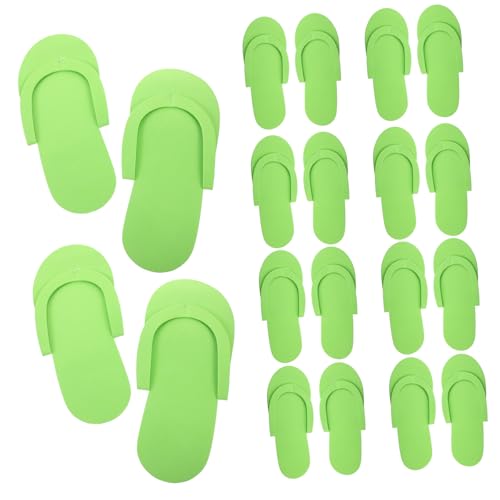 TOPPERFUN 12 Paar Schaumstoff Pediküre Hausschuhe Gäste Pediküre Schuhe Spa Schaumstoff Hausschuhe Indoor Für Frauen Maniküre Zehen Salon Flops Zufällige Farbe von TOPPERFUN